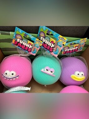 Funny Faces Squishy Ball - NWT (BUNDLE - 3)